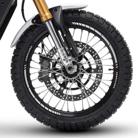 Klebestreifen für Motorradfelgen kompatibel mit Fantic Caballero 700