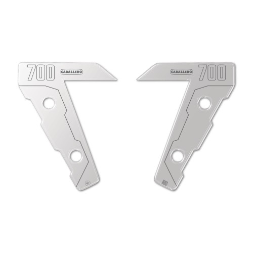 Stickers 3D Protecteurs déflecteurs moto compatibles avec Fantic Caballero 700 2