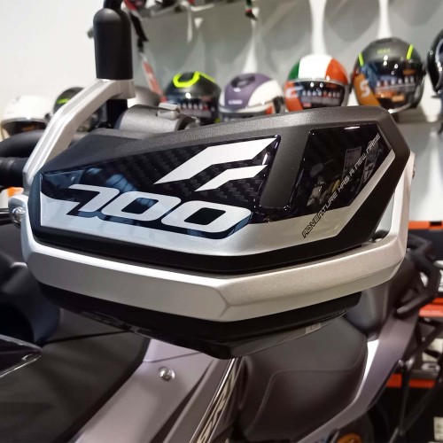 3D Harz Aufkleber Handschützer Motorrad kompatibel mit QJ Motor SRT 700