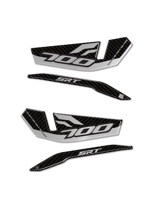 Stickers 3D Résine Garde-Mains Moto compatible avec QJ Motor SRT 700 2