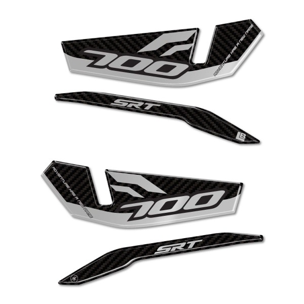 3D Resin Stickers Handguards Motorcycle compatible with QJ Motor SRT 700