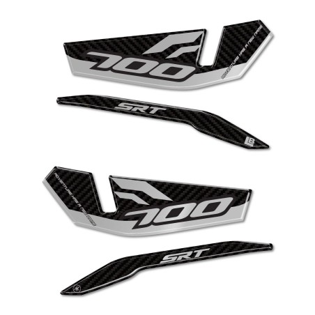 3D Resin Stickers Handguards Motorcycle compatible with QJ Motor SRT 700