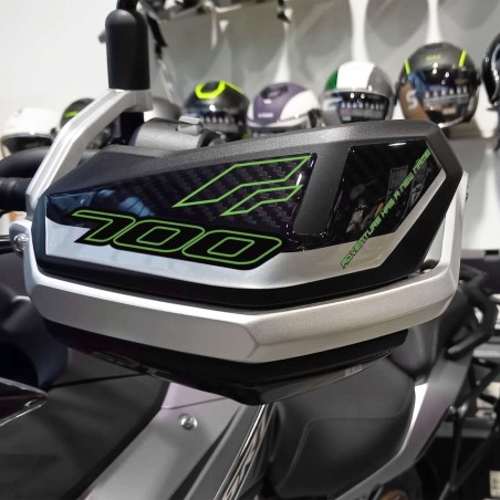 Adesivi resina 3D Protezione Paramani moto compatibile con QJ Motor SRT 700