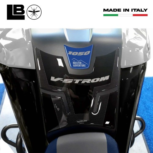 Kit completo Adesivi 3D protezioni compatibili con moto Suzuki V-Strom 1050 Blu 2
