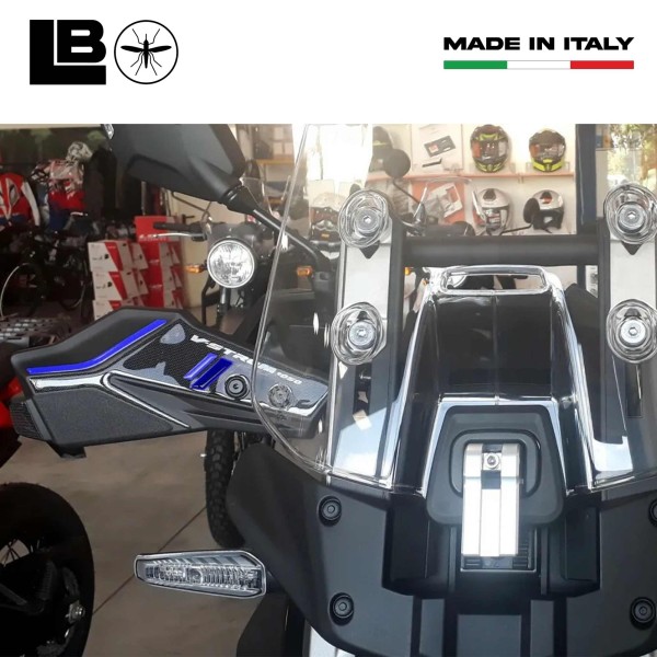 Kit completo Adesivi 3D protezioni compatibili con moto Suzuki V-Strom 1050 Blu