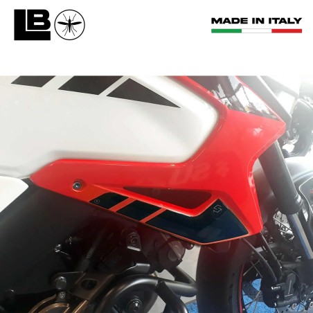 Komplettes 3D Aufkleber Kit Protektoren kompatibel mit Suzuki V-Strom 1050 Motorrad Blau