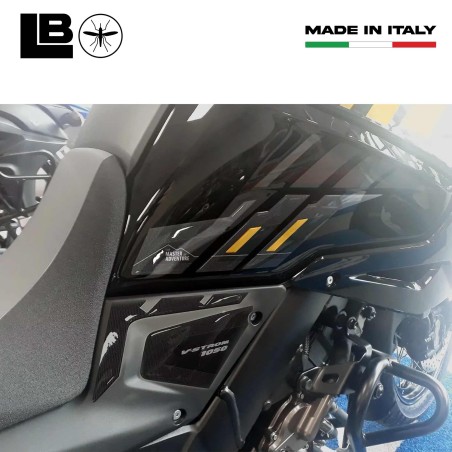 Kit completo de adhesivos protectores 3D compatibles con la moto Suzuki V-Strom 1050 Gold