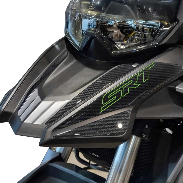 3D Stickers Front Beak Protection motorbike compatible with QJ Motor SRT 700