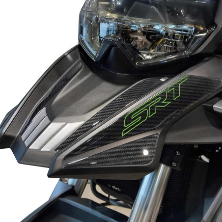 3D Stickers Front Beak Protection motorbike compatible with QJ Motor SRT 700