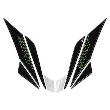 3D Stickers Front Beak Protection motorbike compatible with QJ Motor SRT 700