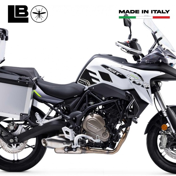 Adesivi 3D Protezioni Laterali Serbatoio moto compatibile con QJ Motor SRT 700