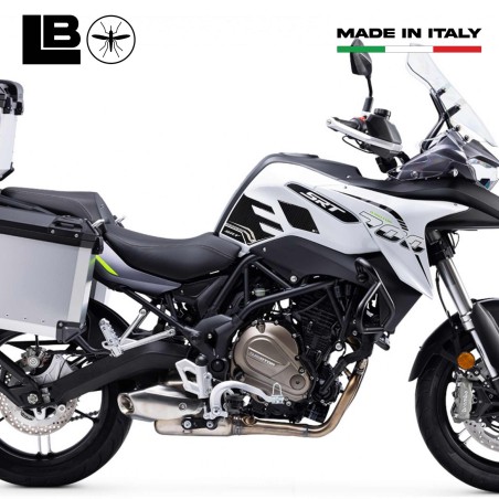 Stickers 3D Motorcycle Tank Side Protectors compatible with QJ Motor SRT 700