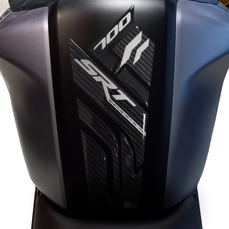 Paraserbatoio Adesivo 3D Protezione moto compatibile con QJ Motor SRT 700