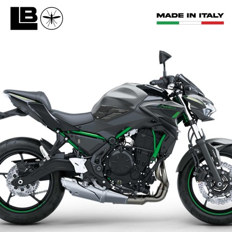 Pegatinas 3D Tank Side Protectors compatibles con Kawasaki Z650 2023-2025