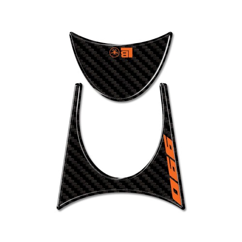 Adesivo 3D Protezione Zona Chiave Moto compatibile con KTM 990 Duke 2024-2025 2