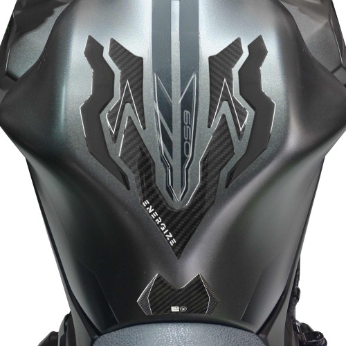 3D Tank Guard Stickers compatible with Kawasaki Z650 2023-2025
