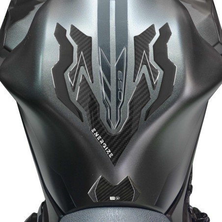 Pegatinas 3D Tank Guard compatibles con Kawasaki Z650 2023-2025