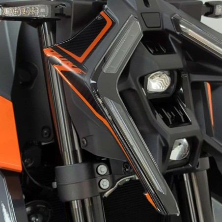 Adesivi 3D Protezioni Muso Frontale moto compatibili con KTM 990 Duke 2024-2025