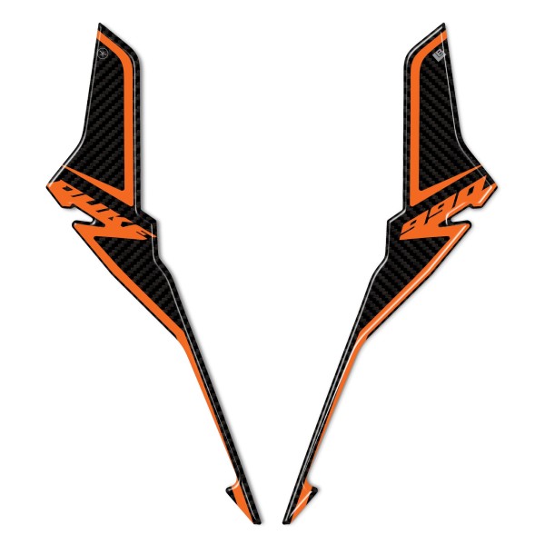 Adesivi 3D Protezioni Muso Frontale moto compatibili con KTM 990 Duke 2024-2025