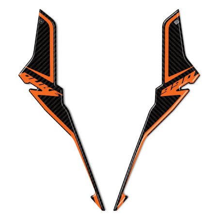 Adesivi 3D Protezioni Muso Frontale moto compatibili con KTM 990 Duke 2024-2025