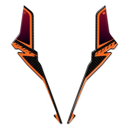 Adesivi 3D Protezioni Muso Frontale moto compatibili con KTM 990 Duke 2024-2025