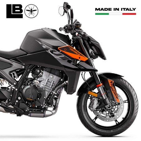 Adesivi 3D Parasteli Parafango moto compatibili con KTM 990 Duke 2024-2025