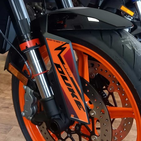Adesivi 3D Parasteli Parafango moto compatibili con KTM 990 Duke 2024-2025
