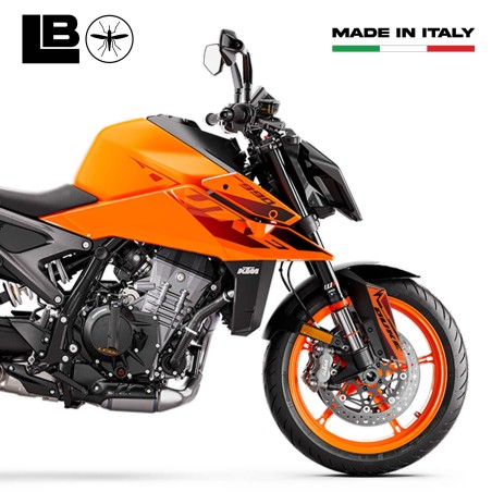 Adesivi 3D Parasteli Parafango moto compatibili con KTM 990 Duke 2024-2025