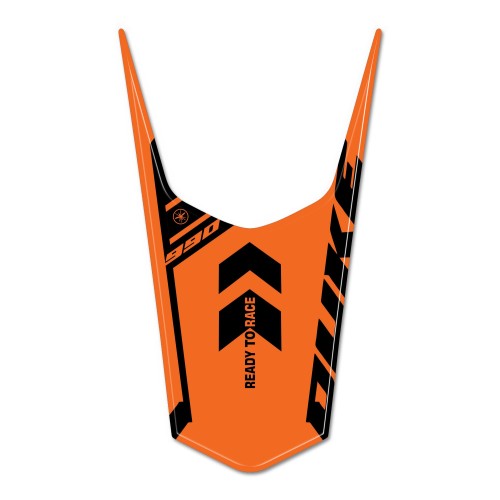 Adesivo 3D Parafango Centrale moto compatibili con KTM 990 Duke 2024-2025 2