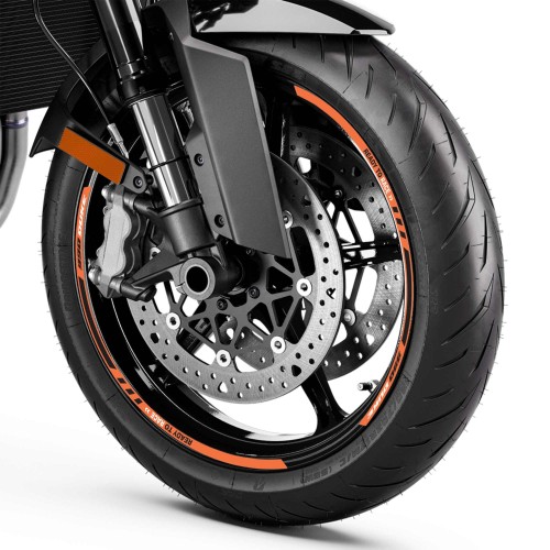 Strisce adesive per cerchi ruote adesivi moto compatibili con KTM 990 Duke