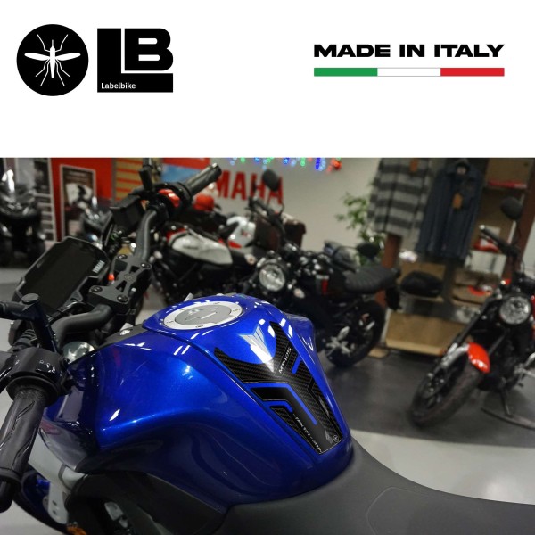 Adesivo 3D Protezione Paraserbatoio compatibile con moto Yamaha Mt-125 2020-25