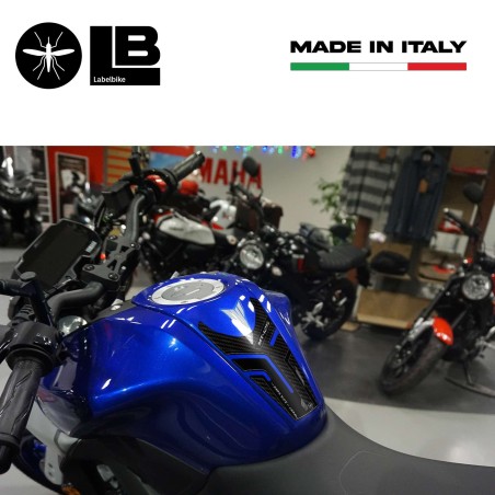 Adesivo 3D Protezione Paraserbatoio compatibile con moto Yamaha Mt-125 2020-25