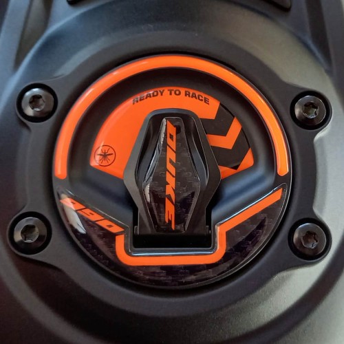 Adesivi 3D tappo serbatoio chiave moto compatibili con KTM 990 Duke 2024-2025