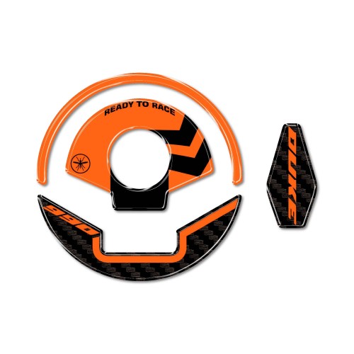 Adesivi 3D tappo serbatoio chiave moto compatibili con KTM 990 Duke 2024-2025 2
