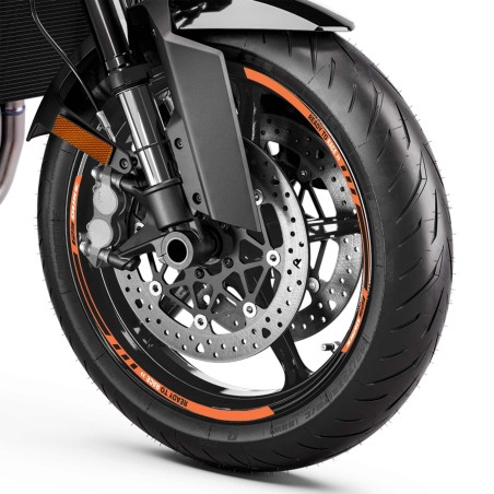 Strisce adesive per cerchi ruote adesivi moto compatibili con KTM Duke 125