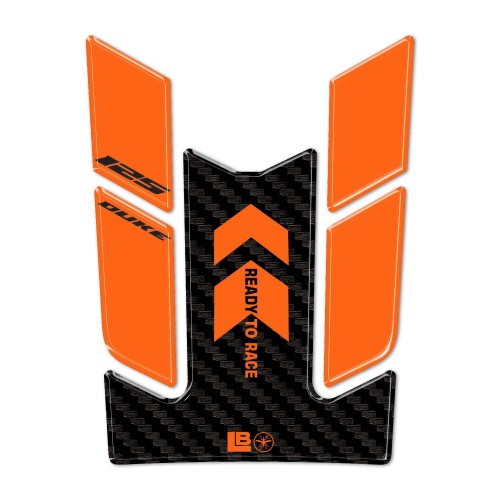 3D Adhesivo Guardabarros Moto compatible con KTM 125 Duke 2024-2025 2