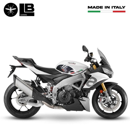 Adesivi 3D Protezioni Laterali serbatoio moto compatibili con Aprilia Tuono V4