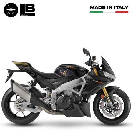 Adesivi 3D Protezioni Laterali serbatoio moto compatibili con Aprilia Tuono V4