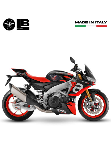 Adesivi 3D Protezioni Laterali serbatoio moto compatibili con Aprilia Tuono V4