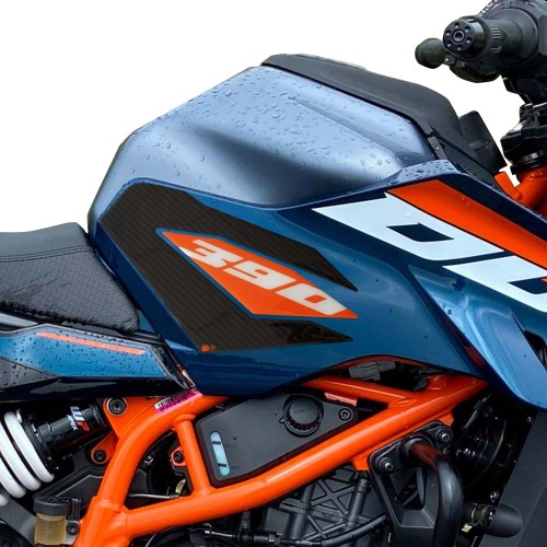 3D Aufkleber Tank Seitenprotektoren kompatibel mit KTM 390 Duke 2024-2025