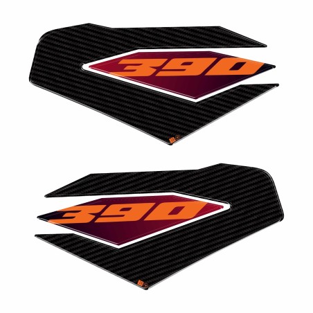 Pegatinas 3D Protectores laterales de depósito compatibles con KTM 390 Duke 2024-2025