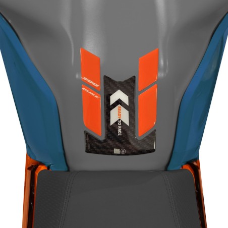 Protector de depósito 3D adhesivo compatible con KTM 390 Duke 2024-2025