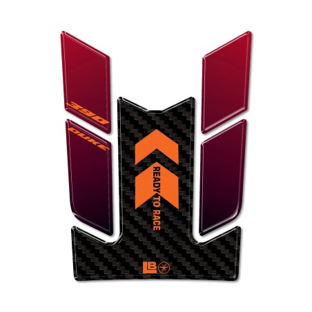 Protector de depósito 3D adhesivo compatible con KTM 390 Duke 2024-2025