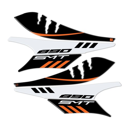 Adesivi 3D Protezioni Paramani moto compatibili con KTM 890 SMT 2024 - 2025 2