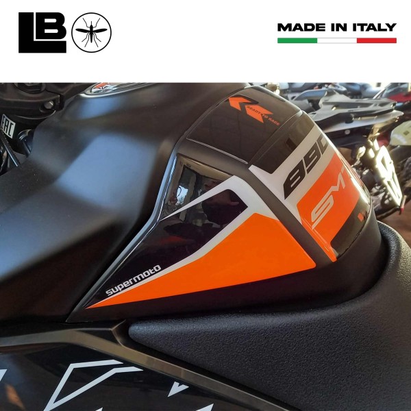 Paraserbatoio Adesivi 3D Protezione moto compatibili con KTM 890 SMT 2024-2025