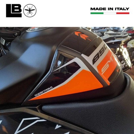 Paraserbatoio Adesivi 3D Protezione moto compatibili con KTM 890 SMT 2024-2025