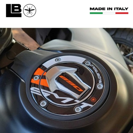 Adesivo 3D Protezione Tappo serbatoio moto compatibile con KTM 890 SMT 2024-2025