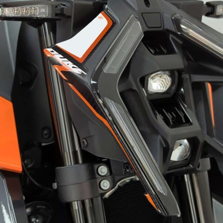 Alerón delantero de la moto Pegatinas 3D compatible con KTM 990 Duke R 2025