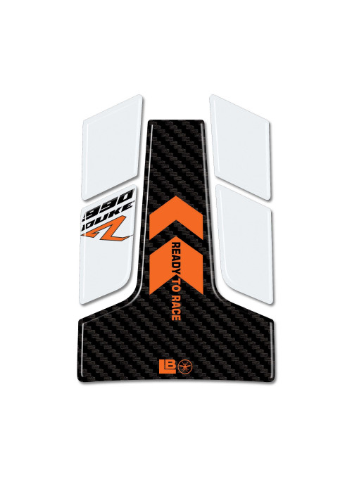 Paraserbatoio Adesivo 3D Protezione moto compatibile con KTM 990 Duke R 2025 2