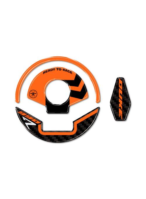 Adesivo Gel 3D Tappo serbatoio moto compatibile con KTM 990 Duke R 2025 2